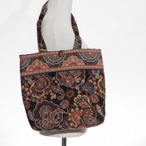 Vera Bradley Tote Bag Retired Kensington Paisley